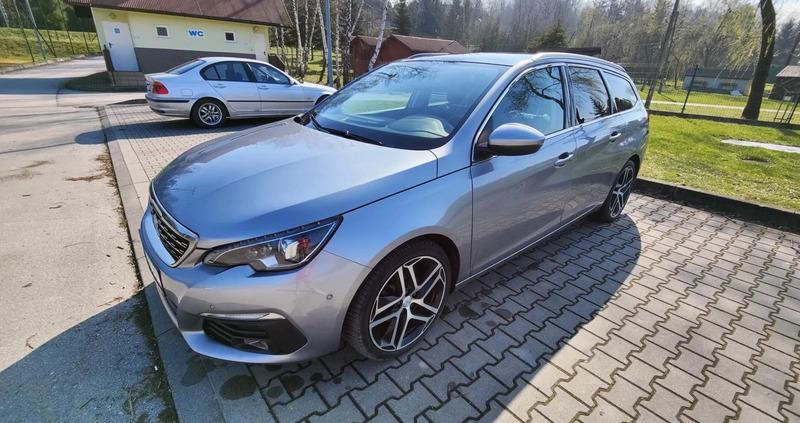 Peugeot 308 cena 46500 przebieg: 139000, rok produkcji 2017 z Siewierz małe 301